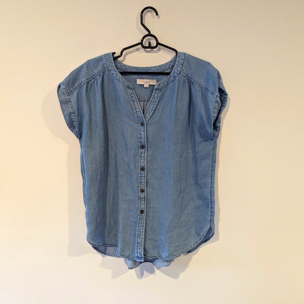 Loft Medium Chambray Shirt